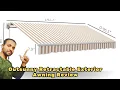 Outsunny Retractable Awning Review - Ranked in Top 5 Best Retractable Patio Awnings Under