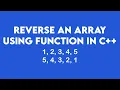 Reverse an Array using Function