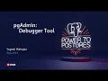 pgAdmin Debugger Tool
