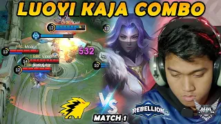 Download AKHIRNYA LUOYI KELUAR DI MPL LAGI!! GILA INI COMBO TERLALU NGERII!! - RBL VS ONIC MATCH 1 MP3