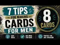 7 EASY TIPS for Making Masculine Cards 8 Cardmaking Ideas for Men
