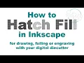 Line Fill Text and Shapes in Inkscape