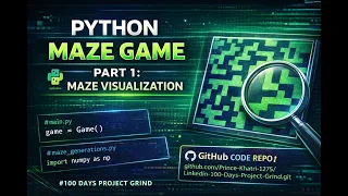 Python Maze Game Part 1 Maze Visualization
