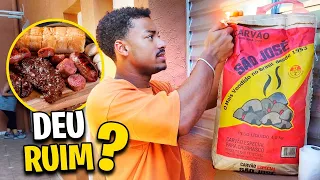 FAZENDO CHURRASCO NA CASA NOVA!