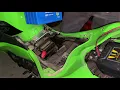 Battery Install on Kawasaki Ninja 400 - Mighty Max Battery YTX9-BS Gel and First Start