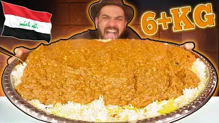 تحدي القيمة النجفية العراقية حطمت الرقم القياسي بأكل القيمه Najafi Iraqi Qeema Challenge 6 KG 