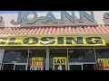 Joann Fabric Store Closing Shop With Me