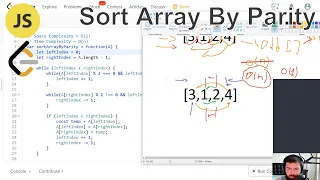 Easy Sort Array By Parity leetcode javascript arrays 2 pointers