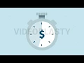 Time is Money Icon Dollar Animation MOV GIF