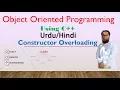 Constructor Overloading in C with example