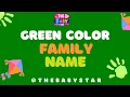 Green Color Family Names - Unraveling the Secrets of Families with Colorful Identities