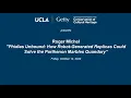 Program s Distinguished Speaker Series feat Roger Michel