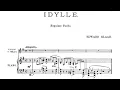 Elgar: Idylle for violin and piano, Op. 4 No. 1 (1884) with score