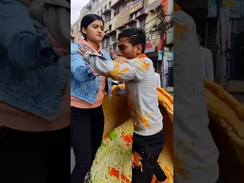 Giant Egg Roll Prank 😱😂 #viral #youtubeshorts #trendingvideo #shorts #explore #food #funny #dialough