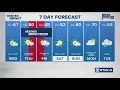 13Weather Forecast 6 p m update March 25 2026