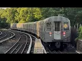 NYC Subway Concourse Yard R68 Transfers Running in Q Line Service