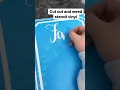 Make a Stencil with Your Cricut