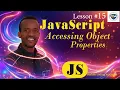JavaScript Access Object Properties Master Objects in Amharic - Lesson 15