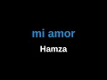 Hamza Mi Amor (version karaoké)