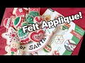 FeltTube 1 - Bucilla GINGERBREAD SANTA and CHRISTMAS BIRDS Felt Ornament Kits Finishes Tools More