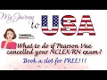 How to Reschedule a slot in Pearsonvue FREE