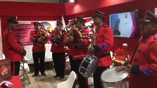 فيديو خاص لـ واع الجوق الموسيقي العسكري يلهب الاجواء الاحتفالية في معرض بغداد الدولي 