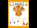 INTERACTIVE MAKE A TURKEY ACTIVITY GOOGLE SLIDES