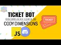 Discord JS v13 Ticket Bot Quick db Easy