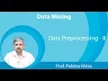 Lecture 3 Data Preprocessing - II