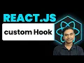 Build Custom Hook in React JS React JS 19 Complete Course in Hindi