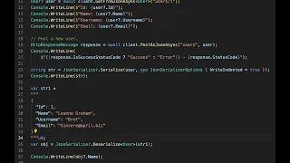 c utf8 string literal and System Text Json