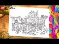 Coloring LEGO Ninjago Enter the Serpent Lloyd Jay Chen Kapau rai and Zugu Coloring pages