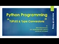 Python Programming Tuples Type Conversion