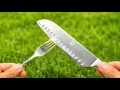 Razor-Sharp Knives in 1 Minute Sharpen with a Kitchen FORK Like a Pro