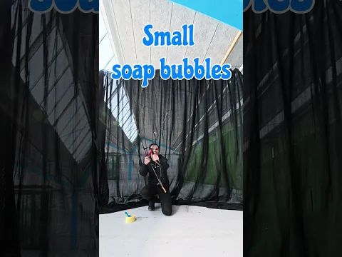 Soap bubble archery