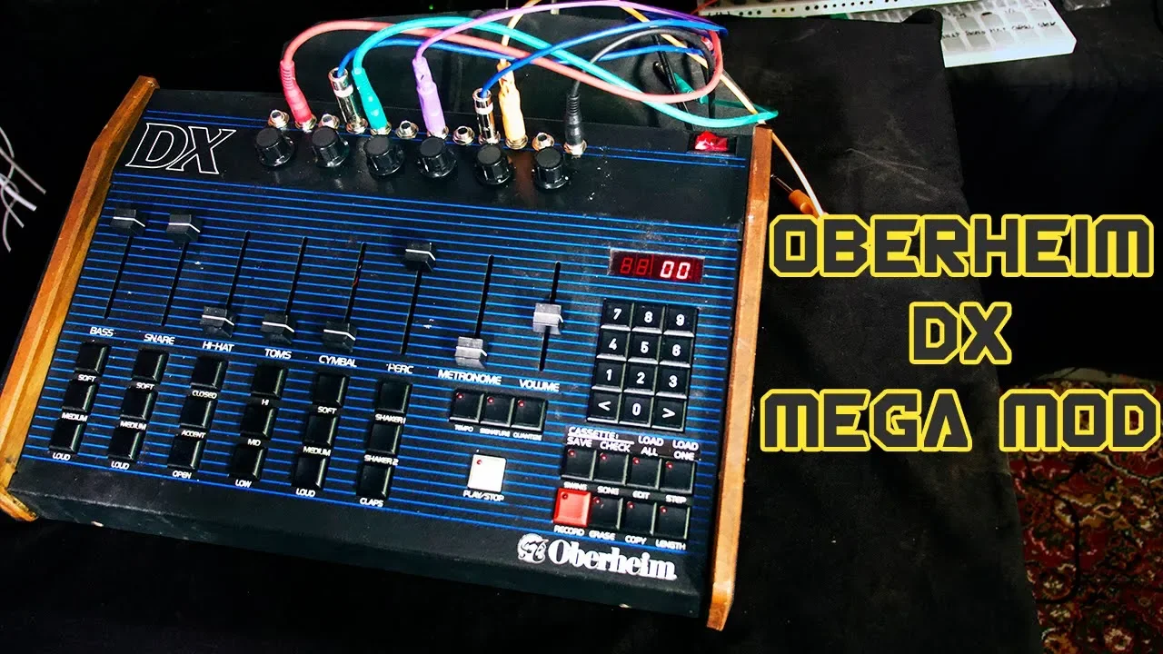 OBERHEIM DX Drum machine Modified and Upgraded