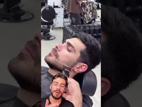 Barba baixa: bochecha limpa e contorno firme na mandíbula #glowup #modamasculina #shorts