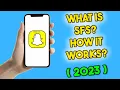 What Is SFS Snapchat How It Works 2023