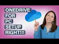 OneDrive setup on the PC How to install and Use