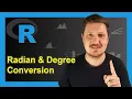 Convert Radian to Degree Vice Versa Examples Change Unit as - units Function units Package