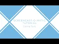 Screencast-O-Matic Editing Tools