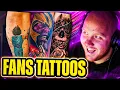 TIMTHETATMAN REACTS TO MORE VIEWER TATTOOS