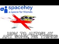 How to autoplay ANY song on your SpaceHey Profile No Script