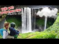 Download Lagu Băng rừng lội suối xuyên hang động chinh phục thác K50 | Hùng vĩ con thác trên những tầng mây
