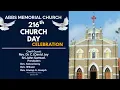 ABBS MEMORIAL CHURCH - 216th CHURCH DAY CELEBRATIONS (09/11/2025)