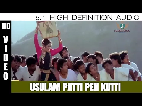 Download MP3 Usalampatti Penkutti | Gentleman | 1080p HD Video Song |