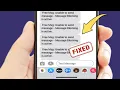 How to Fix Free Msg Unable to Send Message - Message blocking is Active on iPhone
