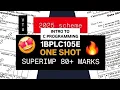 INTRODUCTION TO C PROGRAMMING SUPER IMPORTANT QUESTIONS 1BPLC105E MODEL PAPER SOLUTIONS