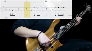 Red Hot Chili Peppers - Wet Sand (Bass Cover) (Play Along Tabs In Video)