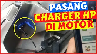 Download Tutorial cara mudah pasang colokan port charger usb hp di motor matic MP3